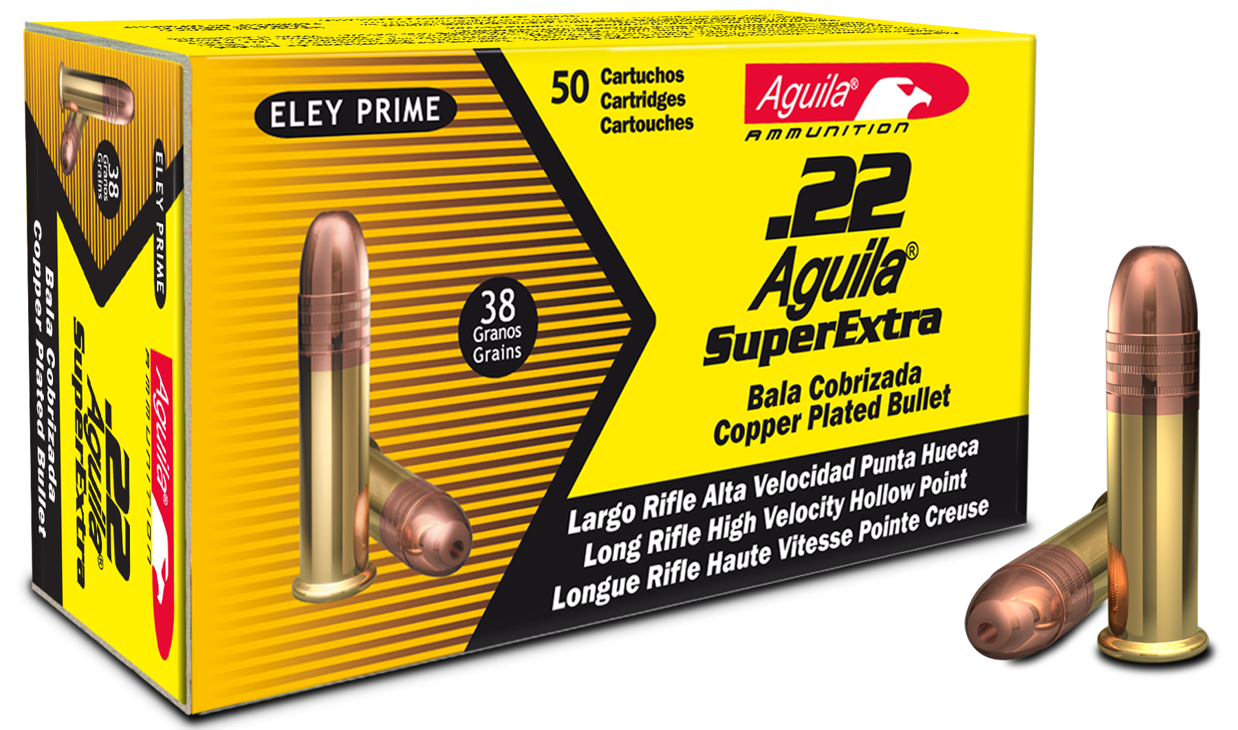 Aguila Standard High Velocity HP Ammo