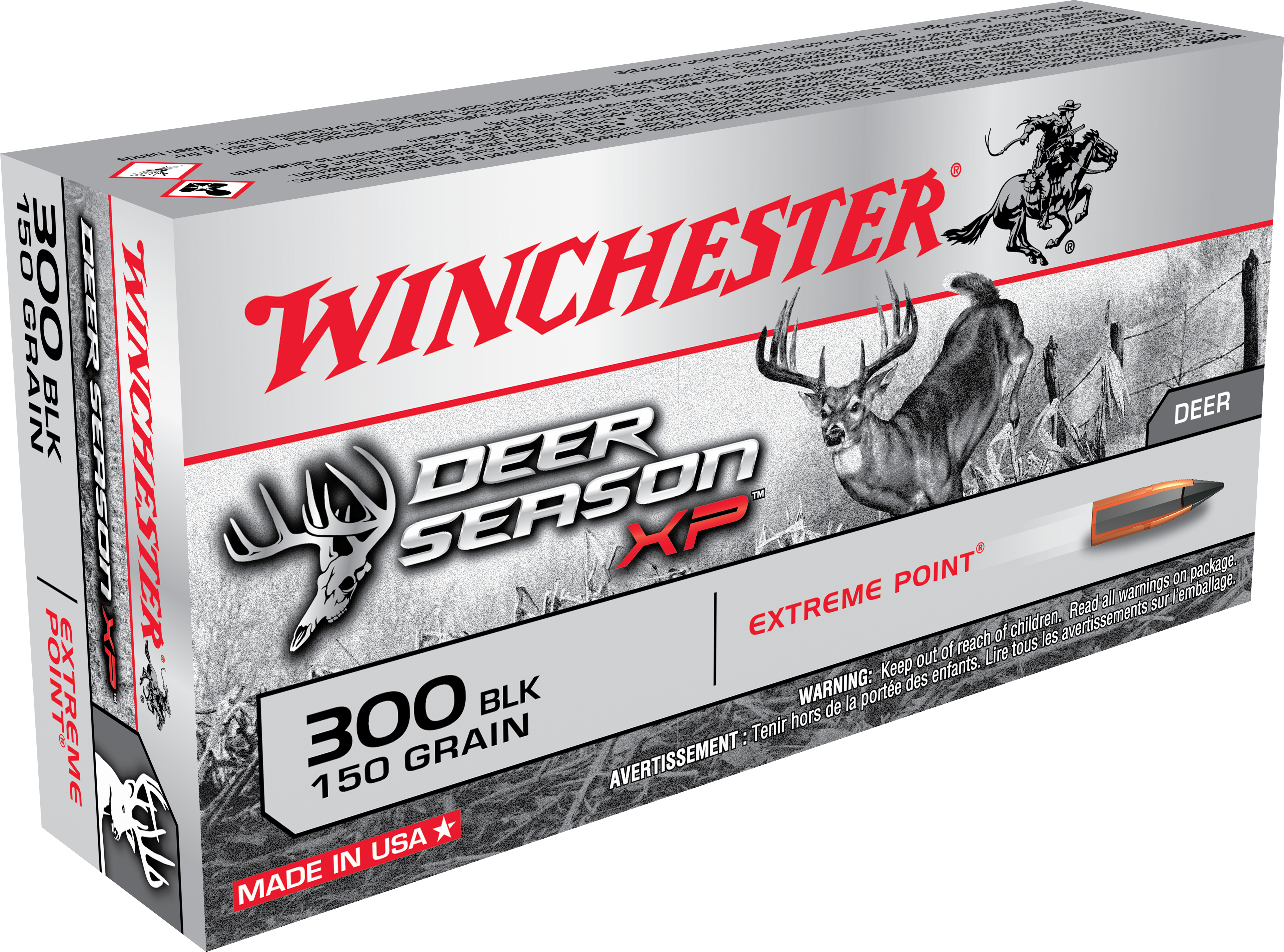 Winchester Deer Season XP BlackoutWhisper Extreme Point Ammo