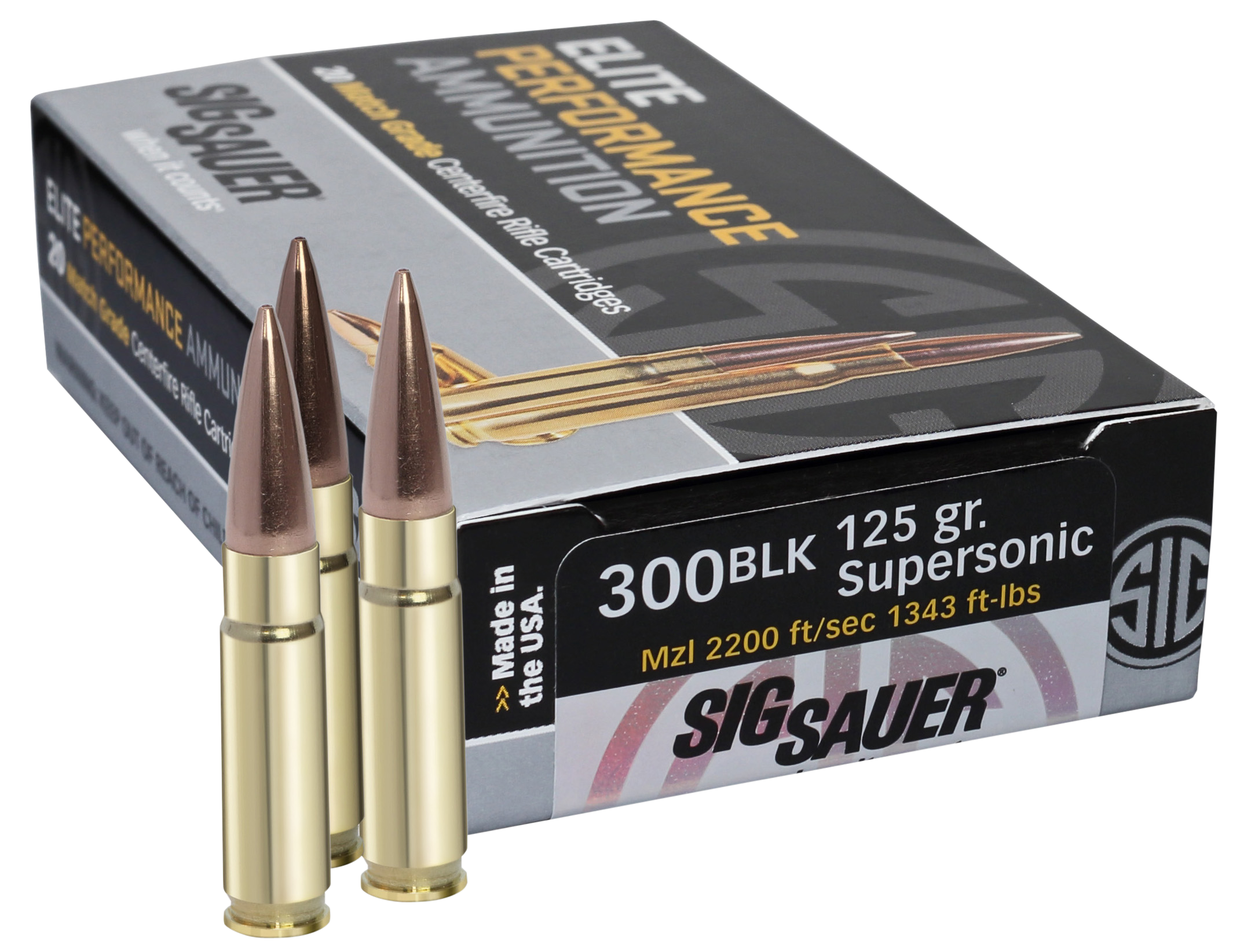 Sig Match Grade Supersonic Sierra MatchKing Ammo