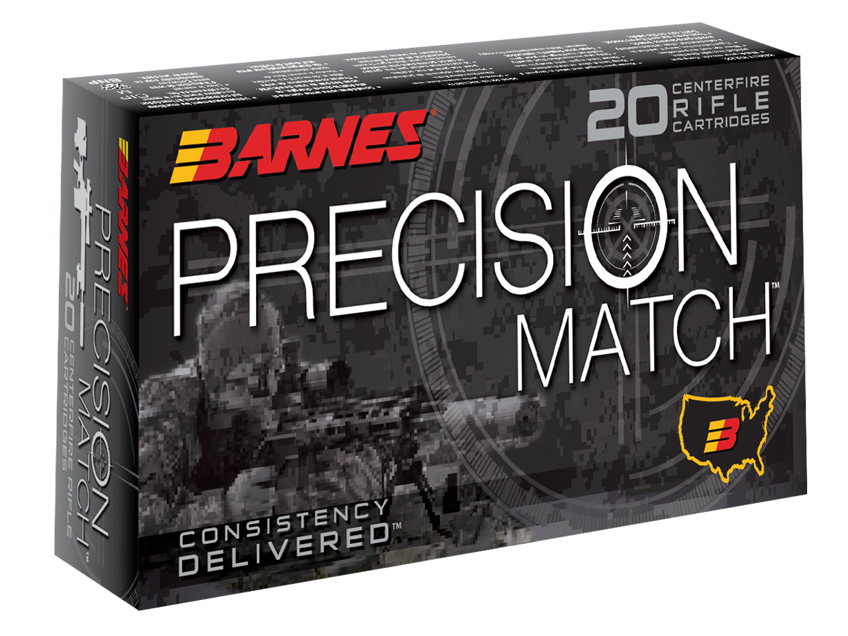 Barnes Precision Match Open Tip Boat-Tail 10 Ammo