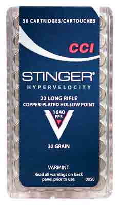 CCI Stinger 50- JHP Ammo