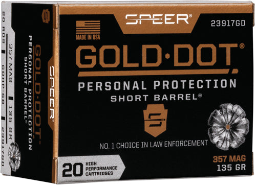 Speer Gold Dot Short Bbl Gdhp Ammo