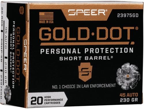 Speer Gold Dot Short Bbl Gdhp Ammo