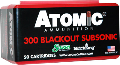 Atomic Sub-Sonic 50- HPBT Ammo