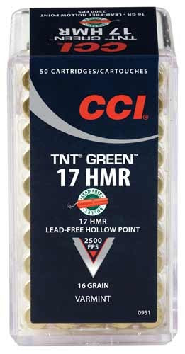 CCI Green Lead Free -HP 50- TNT Ammo