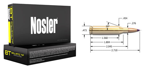 Nosler Ballistic Tip BT Ammo