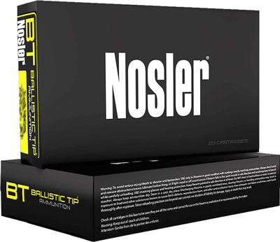 Nosler Ballistic Tip BT Ammo