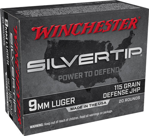 Win Super-X Luger Silvertip HP Ammo