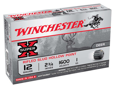 Winchester Super-X Slugs Rifled 1oz Ammo