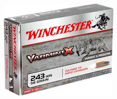 Ammo Varmint-X Winchester Polymer Tipped 20 Ammo