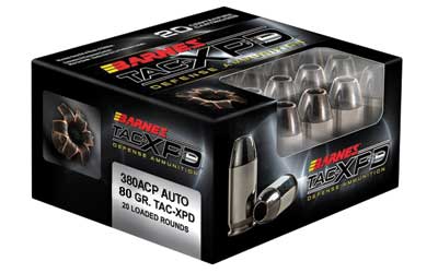 Barnes TAC-XPD TAC-XP Lead Free HP Ammo