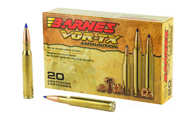 Barnes VOR-TX Tipped Triple Shock X Boat Tail Lead Free Ammo