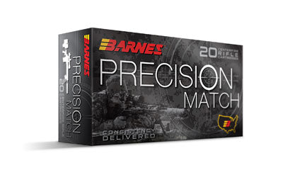 Barnes Precision Match Open Tip Boat Tail Ammo