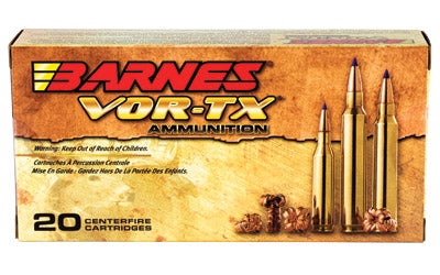 Barnes VOR-TX Tipped Triple Shock X Boat Tail Lead Free Ammo