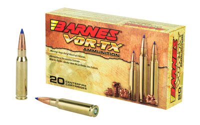 Barnes VOR-TX Tipped Triple Shock X Bpat Tail Ammo