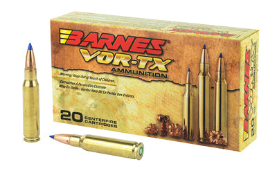 Barnes VOR-TX Tipped Triple Shock X Boat Tail Ammo