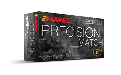 Barnes Precision Match Open Tip Boat Tail Ammo