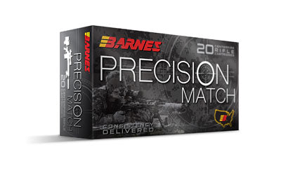 Barnes Precision Match Open Tip Boat Tail Ammo