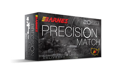 Barnes Precision Match Open Tip Boat Tail Ammo