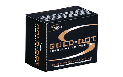 CCISpeer Speer Gold Dot Personal Protection Short Barrel HP +P Ammo