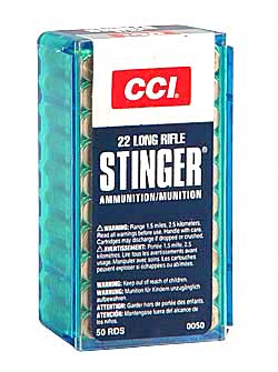 CCISpeer Stinger Gilded Lead HP Ammo