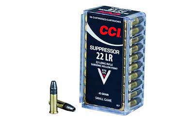 CCISpeer Suppressor HP Ammo