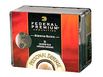 Federal Premium Personal Defense LR Hydra-Shok Low Recoil JHP Ammo