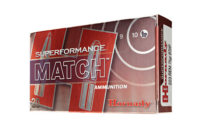 Hornady SuperFormance Boat Tail Match HP Ammo