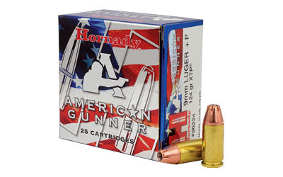 Hornady American Gunner XTP +P Ammo