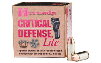 Hornady Critical Defense Lite Flex Tip Ammo