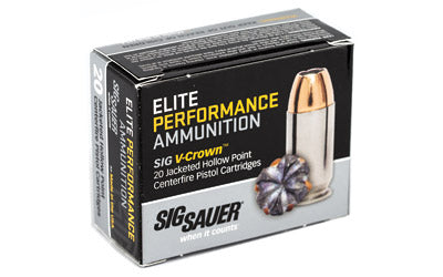 Sig Sauer Elite Performance V-Crown JHP Ammo