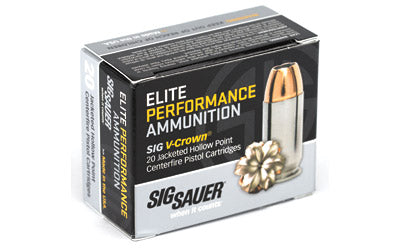 Sig Sauer Elite Performance V-Crown JHP Ammo