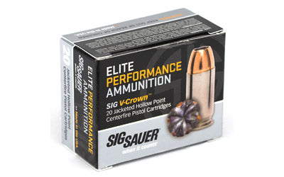 Sig Sauer Elite Performance V-Crown JHP Ammo