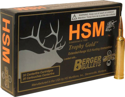 HSM Tg Berger Match Hunting Vld 20 Ammo