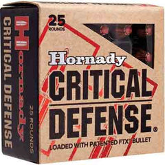 Hornady Ammo Critical Defense .30 Carbine 110gr. FTX 25-Pack