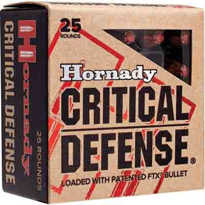 Hornady Critical Defense FTX 25 Ammo